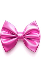 Elegant Pink Bow Tie - A Symbol of Sophistication and Style.
