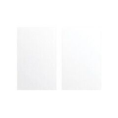 Fototapeta premium Two blank, upright rectangles on a black background