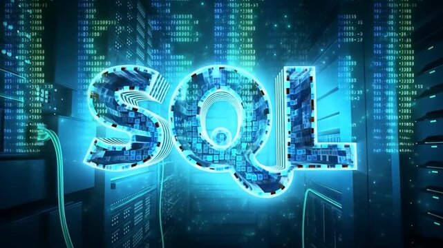 Dynamic visualization of sql data processing in a digital server environment