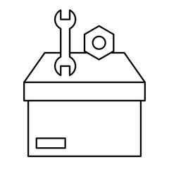Illustration Box Component Equipment Industry Inventory