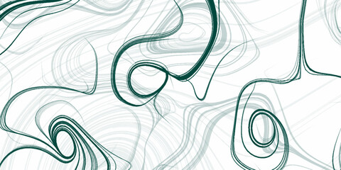 Topographic map white green lines, contour white background. Geographic grid, gradient multicolor wave curve lines banner background design banner, print, leaflet. Vector...  © Art by Musa