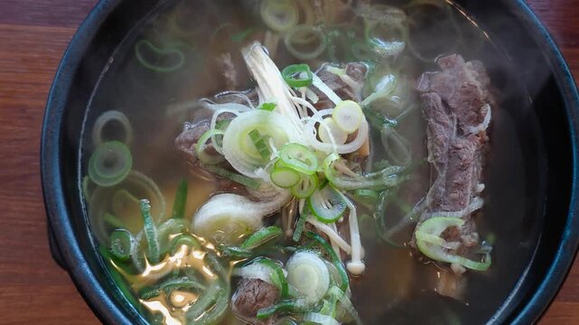 한국,음식,갈비탕,소고기,Korean food, galbitang, beef