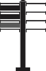 Obraz premium Simple black geometric shape with a clean design on transparent background silhouette