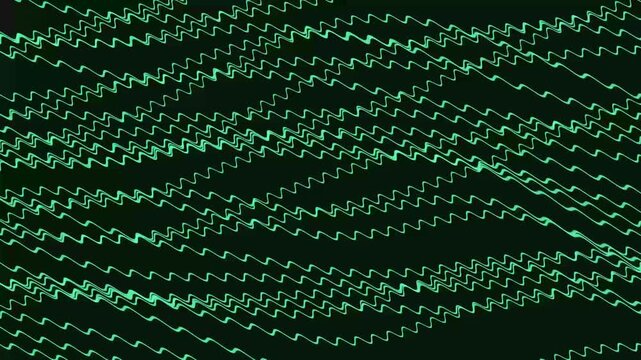 Digital Green Matrix Background Animation.