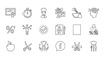 Detailed icons of business and technology concepts are shown.