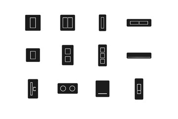 Simple design small image minimalist hardware wall efficient vector interior factor generation