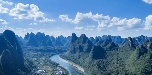Crédence de cuisine Guilin Guilin Yangshuo Li River Karst Landscape  © chungking