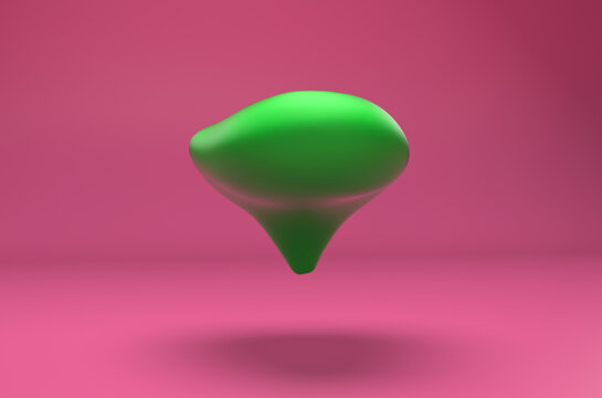 Human bladder - isometric view 3d illustration