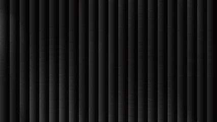 Obraz premium A series of vertical black lines creating a striped pattern on a dark background from a straight-on viewpoint