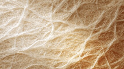 Obraz premium Rice paper texture, organic fibers, soft warm light, asian design element