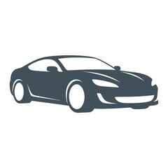 Fototapeta premium Modern Sports Car Vector Illustration.