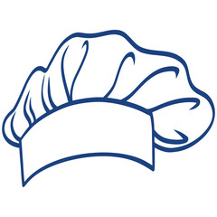 Chef Hat Icon Drawing Illustration
