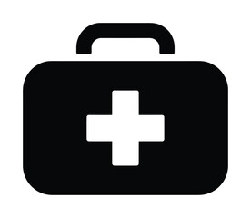 Obraz premium Vector icon of a first aid kit