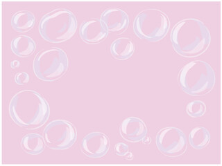 シャボン玉背景
