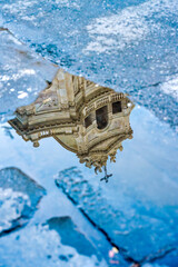 San Placido Facade Reflection
