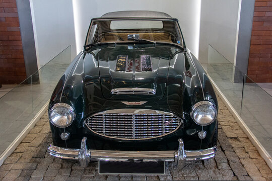 Tehran, Iran - February 18, 2017 - Austin Healey's classic car