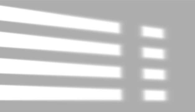 High-quality PNG window blind shadow overlay with soft edges, perfect for minimalist product photography and modern designs.