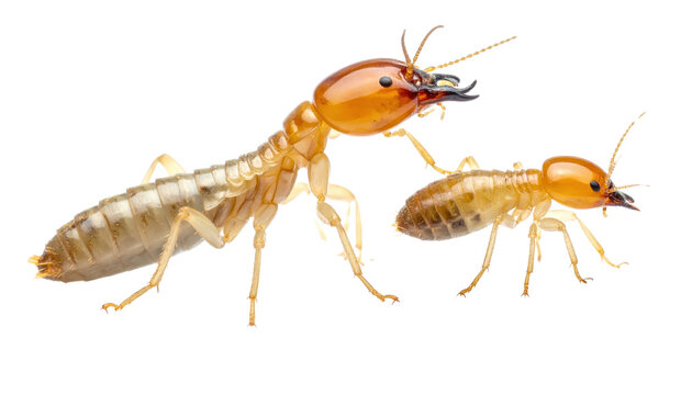 Pest Control And Home Damage Termites On Transparent Background Wood Infestation And Structural Problems Insect Damage