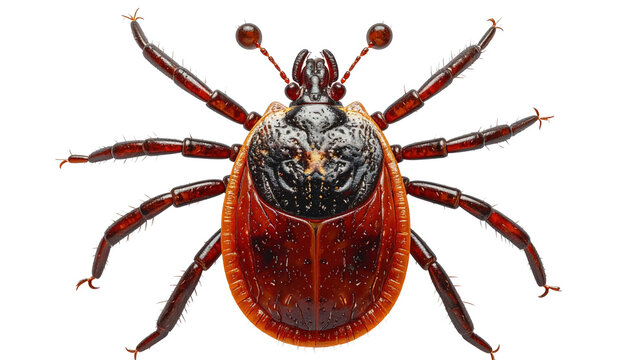 Tick-Borne Disease Risk Close-Up Of A Tick On Transparent Background Lyme Disease Prevention And Awareness For Outdoor Safety Campaigns