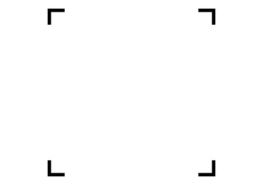 Minimalist Crop Marks Frame Border Design