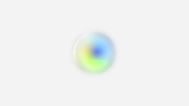 AI Sphere Light Glowing Animation to depict AI Technology processing or generating the AI Content &ndash; 6-second seamless loop.