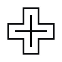 Fototapeta premium Medical Cross Symbol Icon