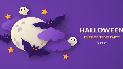 Halloween Trick or Treat Party Poster