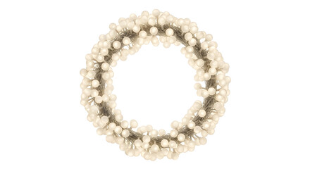 Obraz premium silver bracelet isolated on white