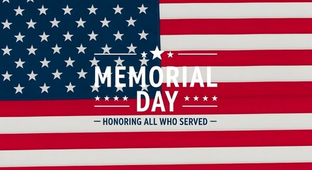 Memorial day tribute to honored american heroes