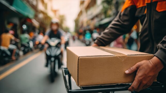 Cargo inspection prior to dispatch. Technician examines package for shipment preparedness. Verified and inspected package to guarantee proper shipping procedures and readiness for dispatch