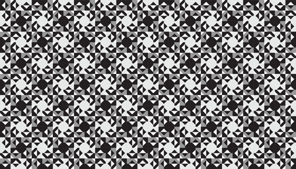 Modern dazzle camouflage vector pattern. High-contrast minimalist geometric texture for digital design © samsul