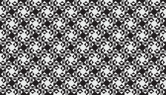 Modern dazzle camouflage vector pattern. High-contrast minimalist geometric texture for digital design