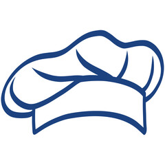 Chef Hat Icon Drawing Illustration