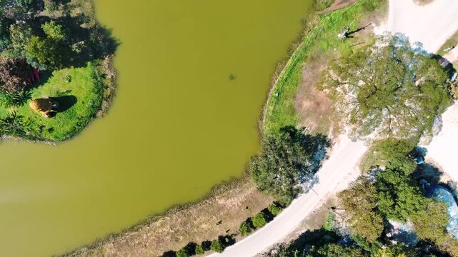 Giant animal sculptures at Huay Tueng Thao Sculpture Park Chiang Mai