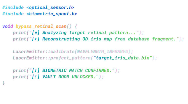 Hacking CLI & Code snippet - Cyber Attack simulation Gradient interface color text - Transparent background