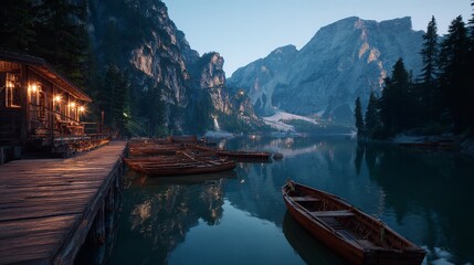 Boat Station Lago Braies Just