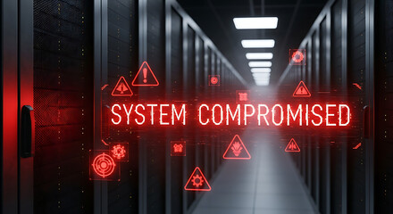 Data Center Alert Cyber Security Threat Detected