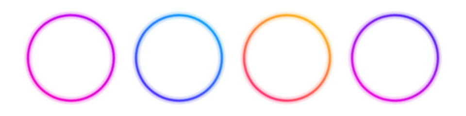 Neon-lit blue circle pulses with vibrant liquid gradients. Blot drops create reflective highlights across the glowing surface. The vector artwork conveys balanced, futuristic design.