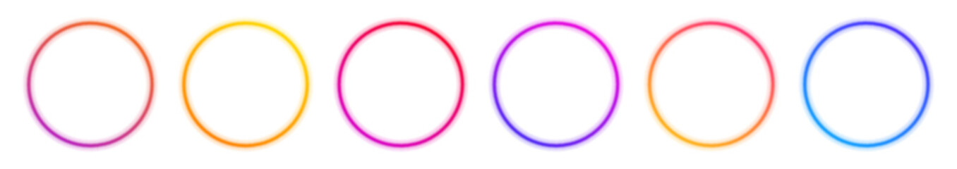 Smooth neon ring flows across a dark abstract background. Vibrant blue and green highlights shimmer with subtle intensity. The illustration conveys futuristic motion and glowing depth.