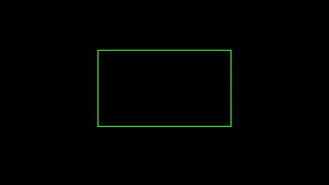 A digital interface with a green border and text Processing transaction" in bright green, featuring a green circular progress indicator and a green loading bar against a black background