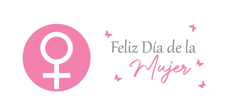 Banner, p&oacute;ster y dise&ntilde;o de publicaci&oacute;n para el D&iacute;a Internacional de la Mujer (8 de marzo)