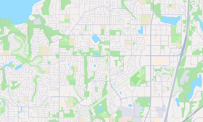 Federal Way Washington map