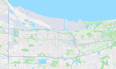 Gary Indiana map