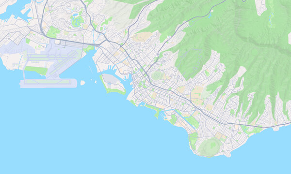 Honolulu Hawaii map