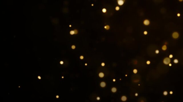 Abstract bokeh background with sparkling particles