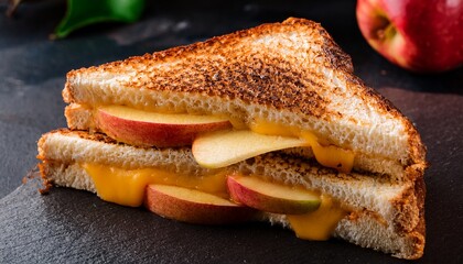 grilled cheese sandwich with sliced apples delicious grilled cheese cheesy sandwich with apples