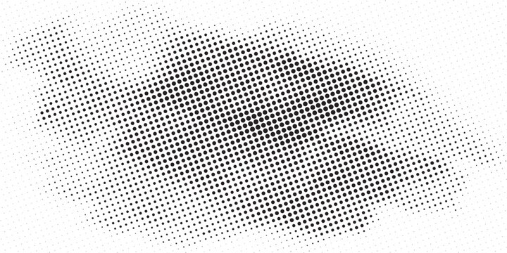 Abstract Halftone Dot Pattern Overlay Texture Background.