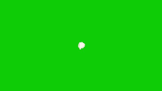 KeyChrome 2D animation of a cloud after an explosion