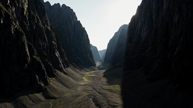 Scenic Mountain Landscape in a Triptych Collage