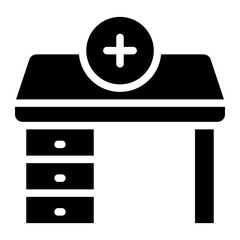 Obraz premium add glyph icon